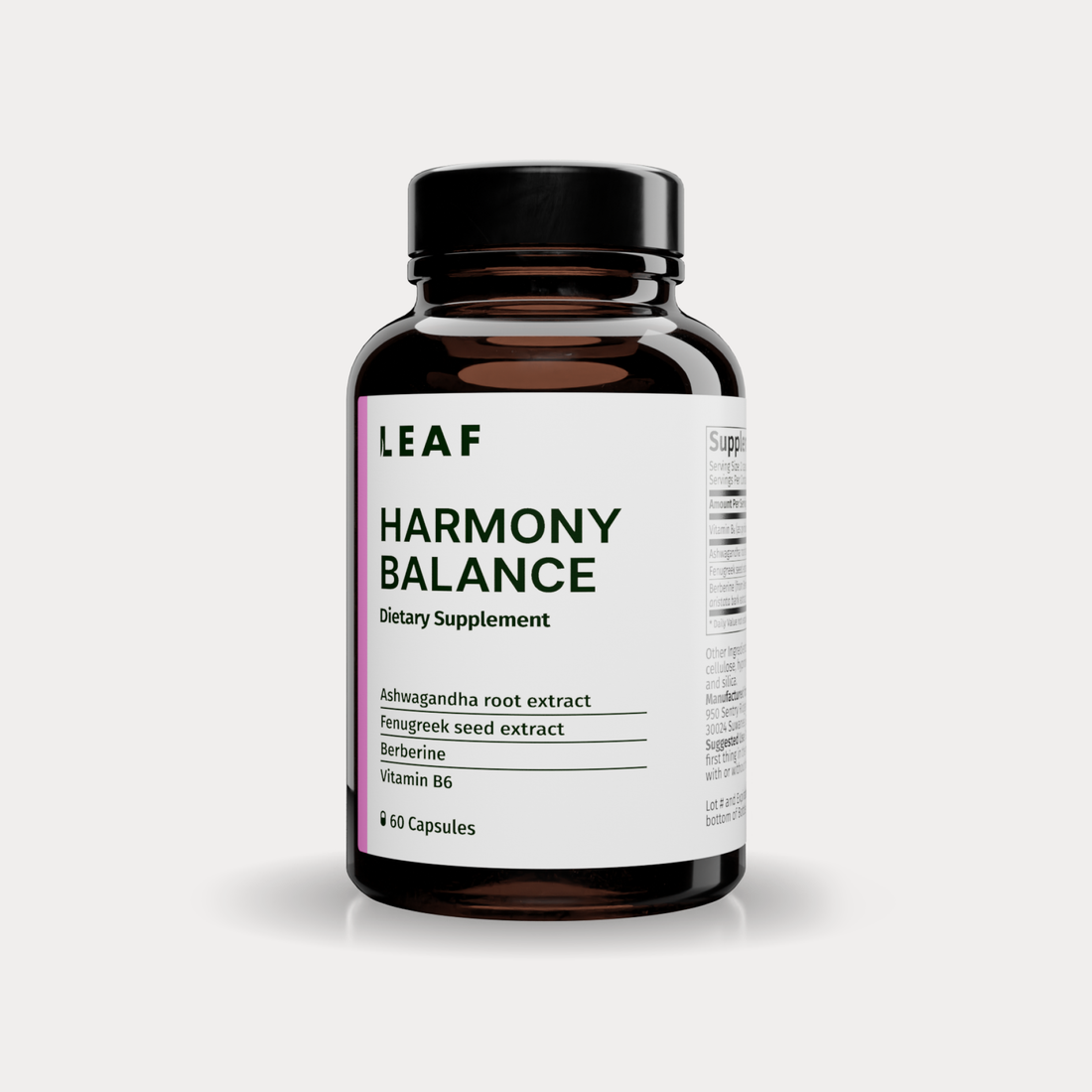 HARMONY BALANCE | Ashwagandha, Fenugreek seed, Berberine